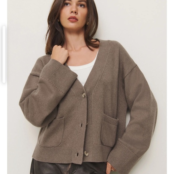 Reformation Hayes Organic cotton and recycled, cashmere cardigan - Picture 1 of 6